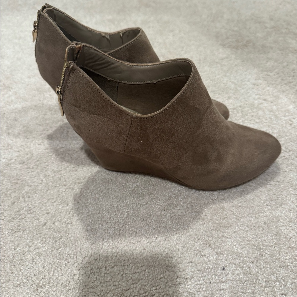 Women's X-Appeal Brown Wedge Ankle Boots